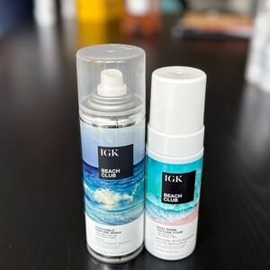 IGK Beach Club Texture Spray and Foam Set - Blue